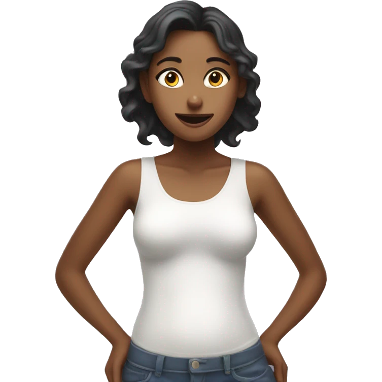 a girl spilling milk all over herself  emoji
