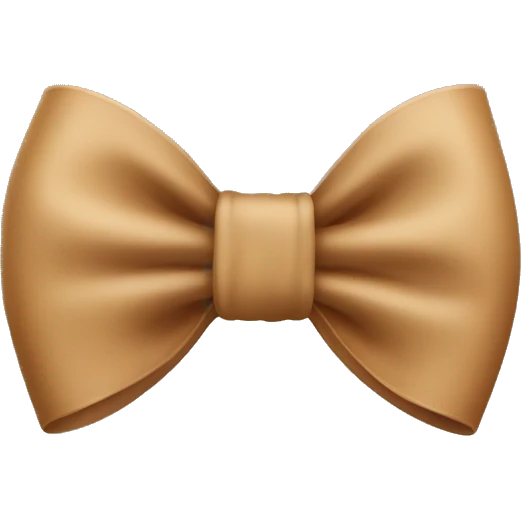 Light Brown bow  emoji