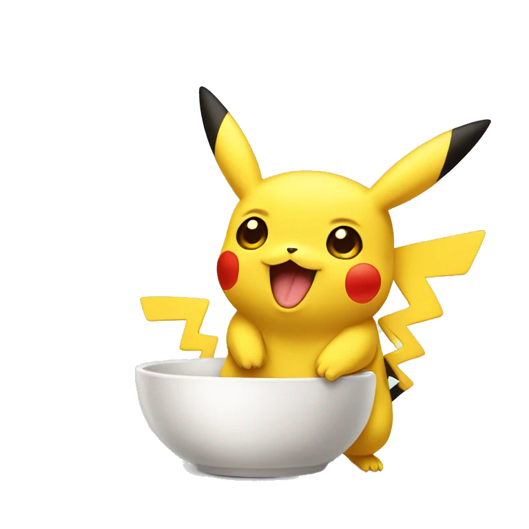 pikachu says good morning  emoji