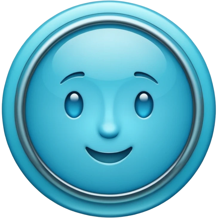 Create a blue tick emoji