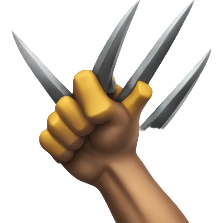 wolverine claws emoji