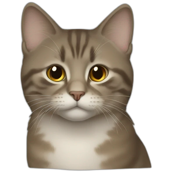 Un chat humain emoji