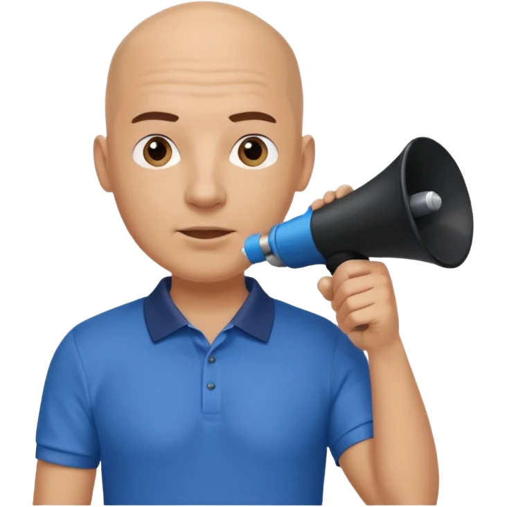 no hair rowing coach emoji