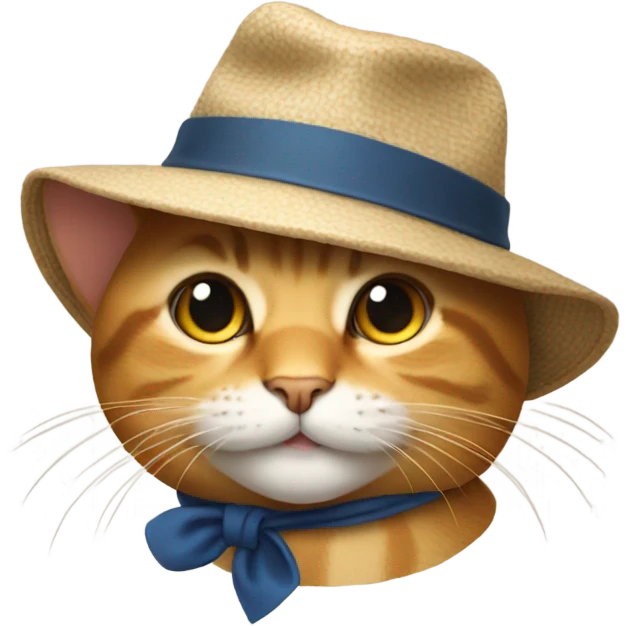cat wearing hat emoji
