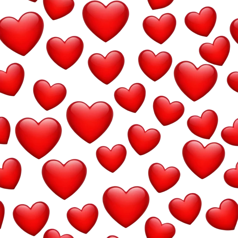 Pretty hearts emoji