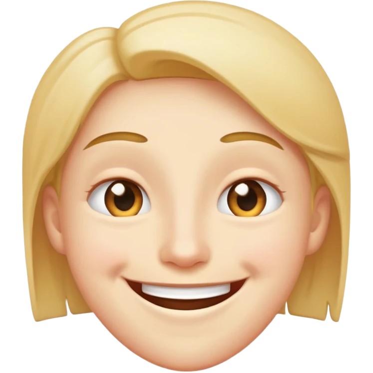 Smiling with tickle eye emoji