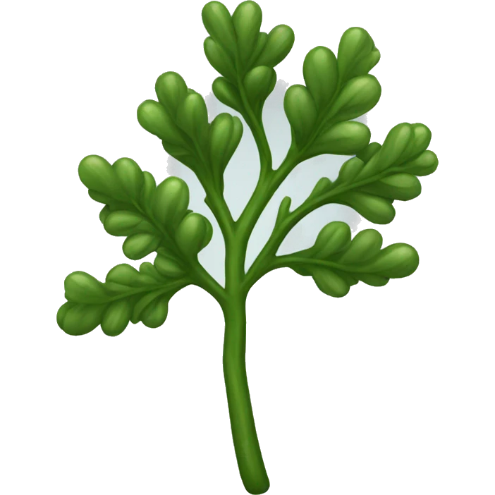dark green mistletoe emoji