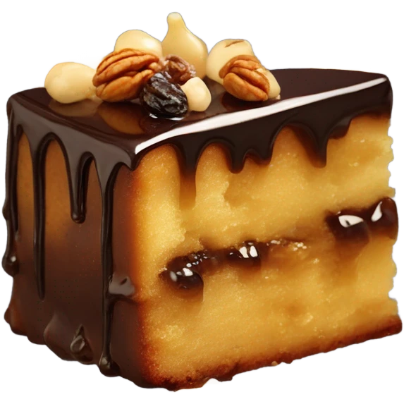 Slice of Rum cake  emoji