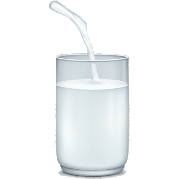 White liquid emoji