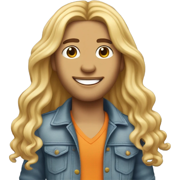 shakira but a man emoji