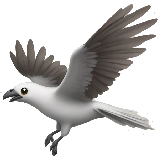flying bird emoji