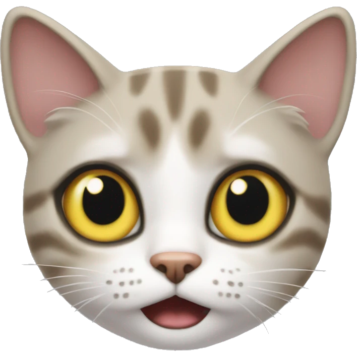 surprised cat emoji