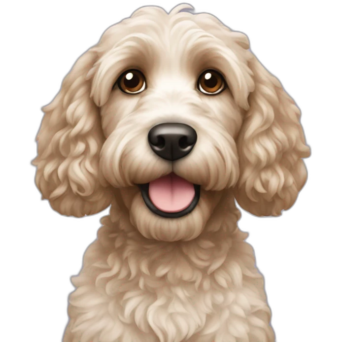 A cockapoo emoji