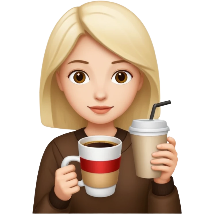 Bever with coffee  emoji
