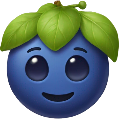 Blueberry matcha emoji