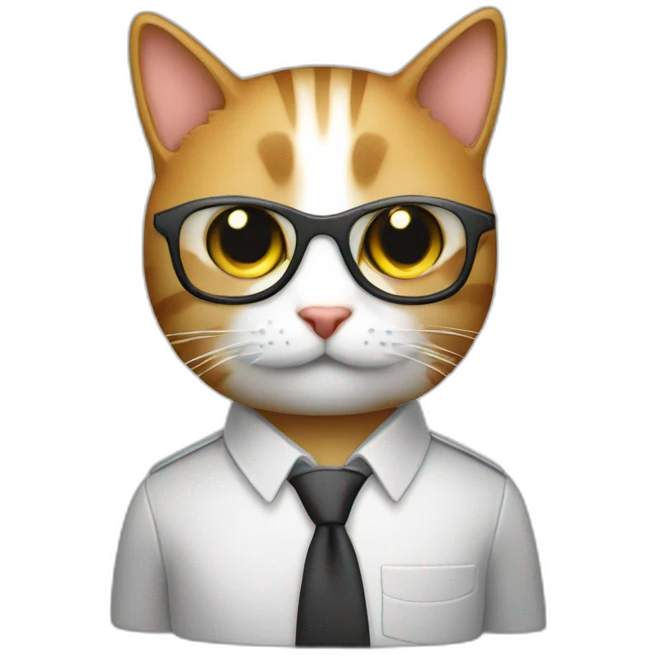 Cat system administrator emoji