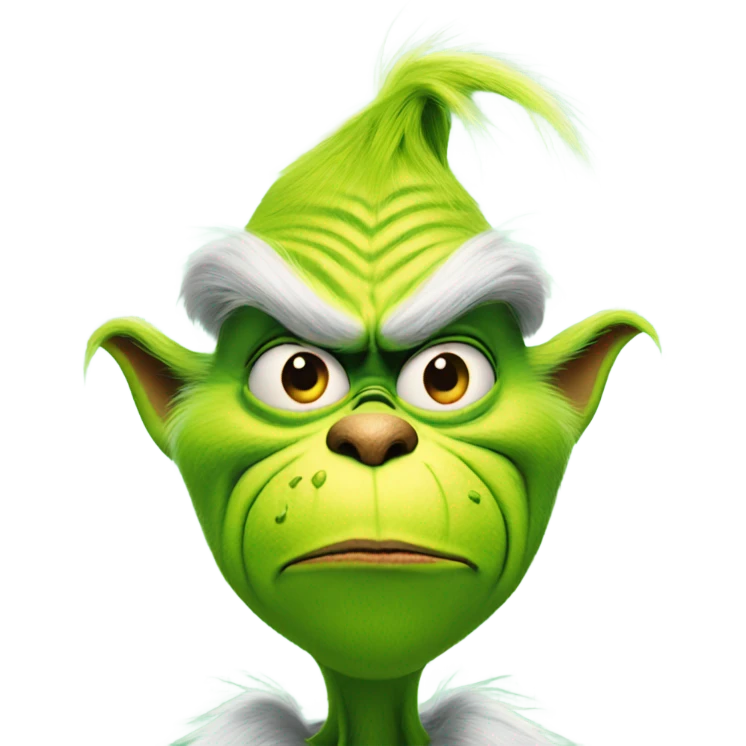 The grinch emoji