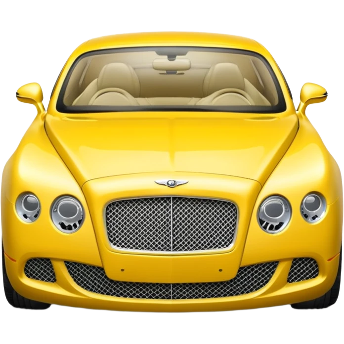 Yellow Bentley emoji