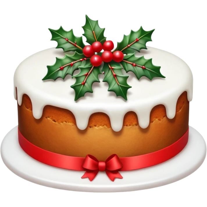 christmas cake emoji