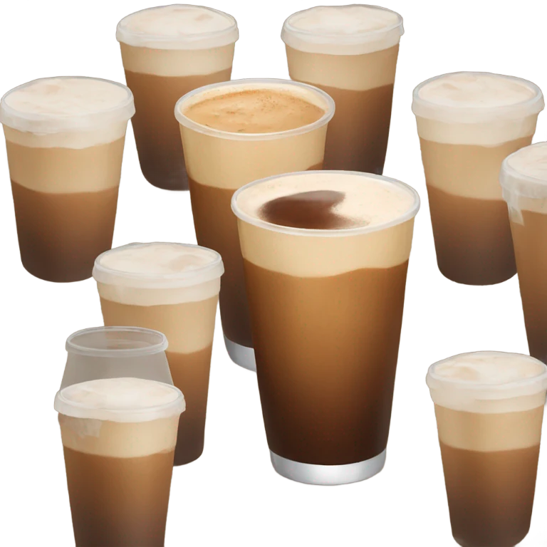 Ice coffee emoji
