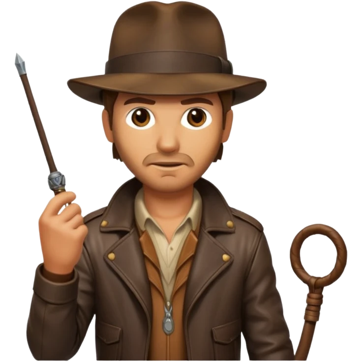 classic explorer whip Indiana Jones emoji