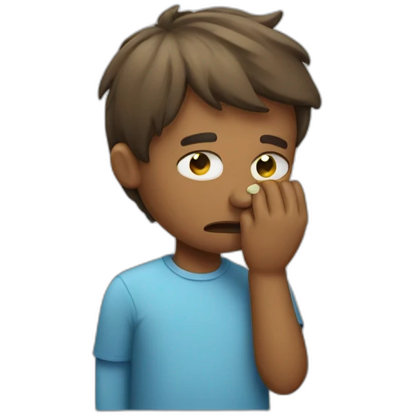 guy feeling sick  emoji