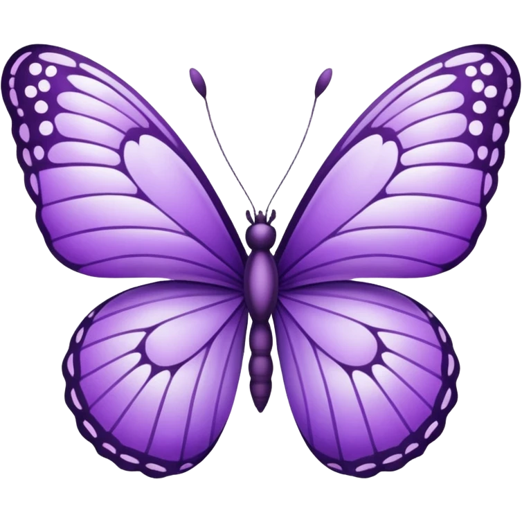 Purple butterfly  emoji