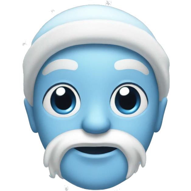 Light blue Christmas  emoji