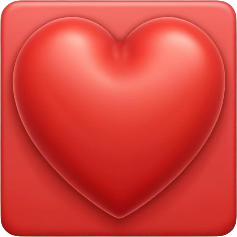 real heart emoji
