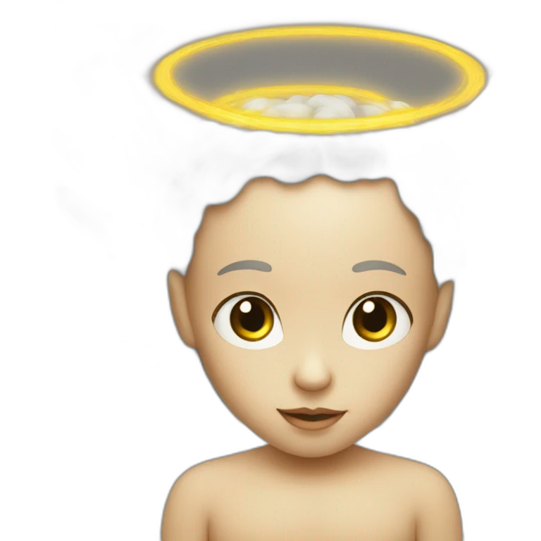 Angel with thousand eyes spinning  emoji