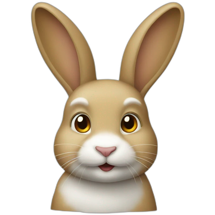 Un lapin sur lapin emoji
