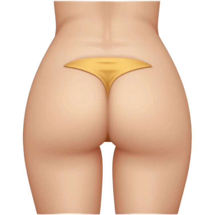 A naked girl butt emoji