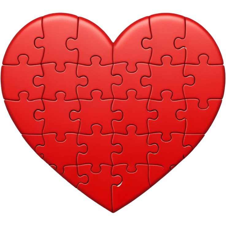 heart with puzzle pieces emoji