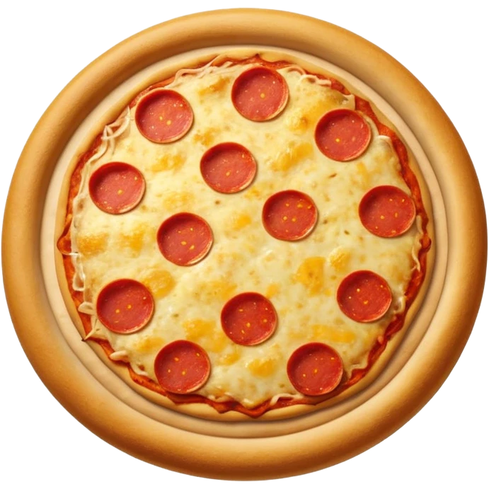Full Pizza in the apple emoji style emoji
