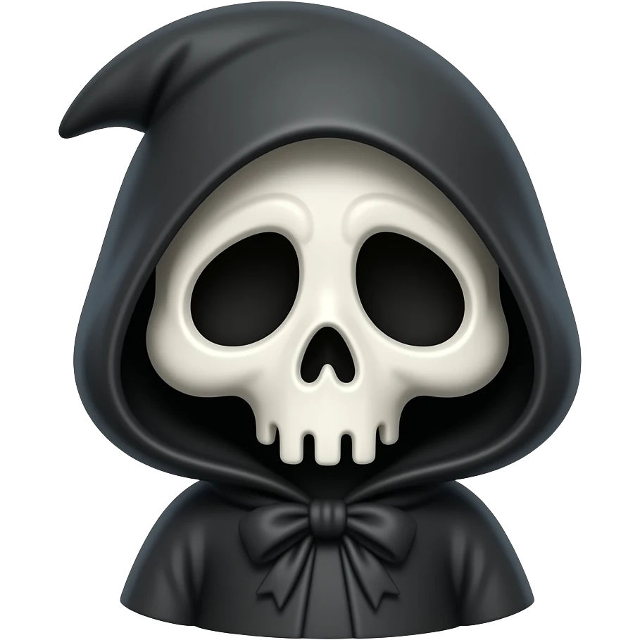 Grim reaper cute emoji