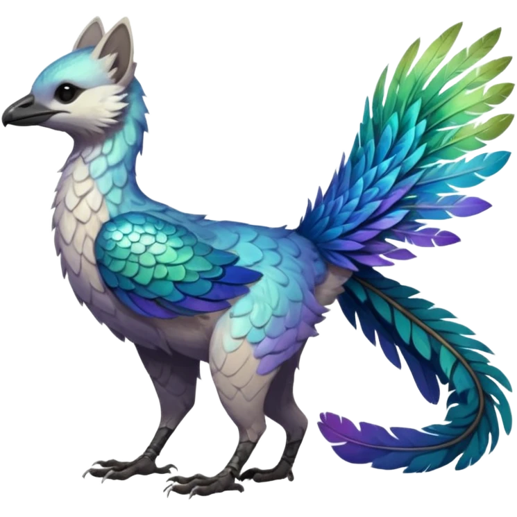 Modern Realistic Rare Fantasy Vernid-Trico-species by LiLaiRa full body emoji
