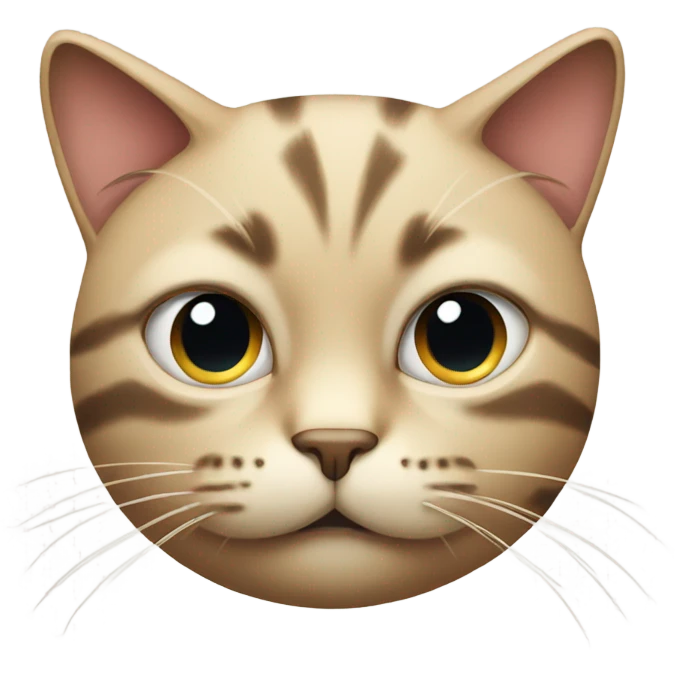 Cat emoji doing side eye and has a serious face emoji