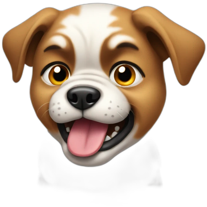 angry puppy emoji