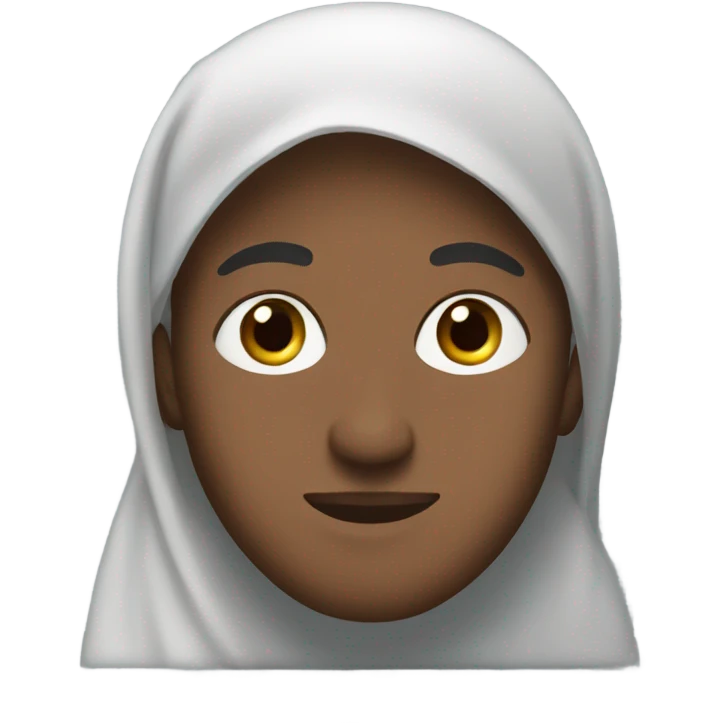 A man with hijab  emoji