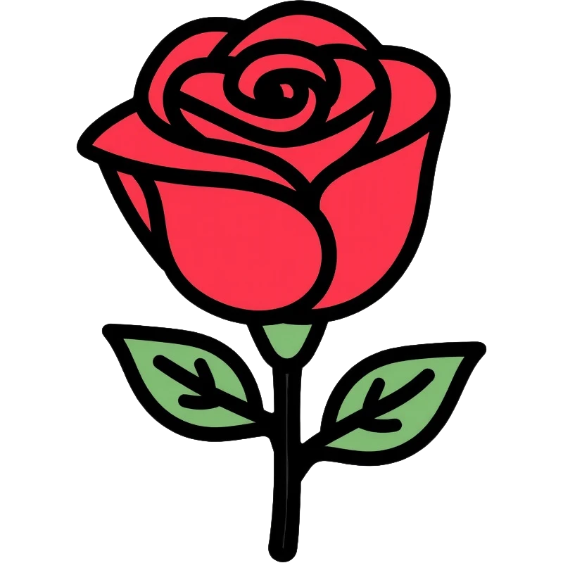 UK Labour Party red rose logo emoji