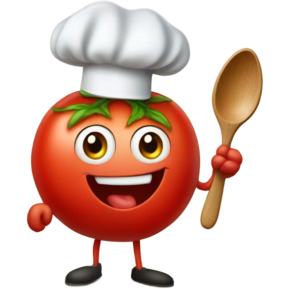 Happy tomato chef  emoji