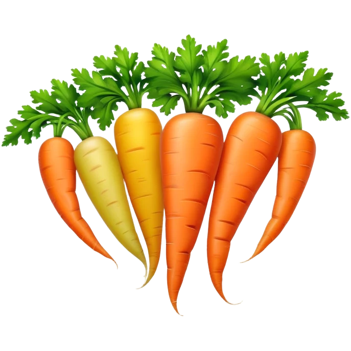 colorful carrots emoji