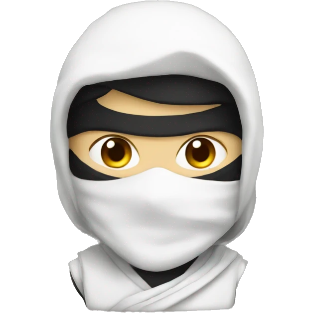 White ninja  emoji