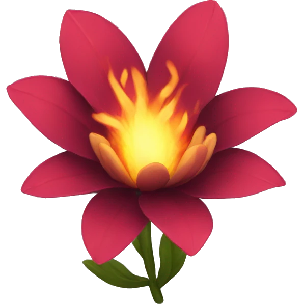 fire flower2 emoji