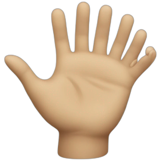 helping hand emoji