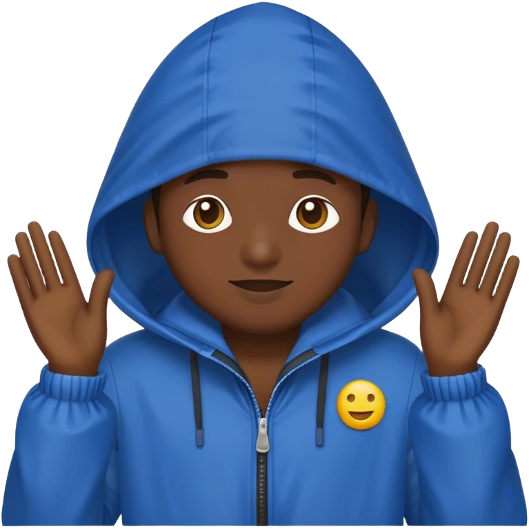 Emoji cagoule emoji
