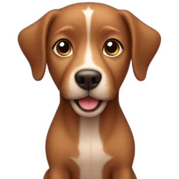 brown little dog emoji