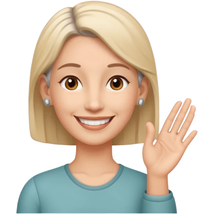 Deaf Woman Emoji emoji