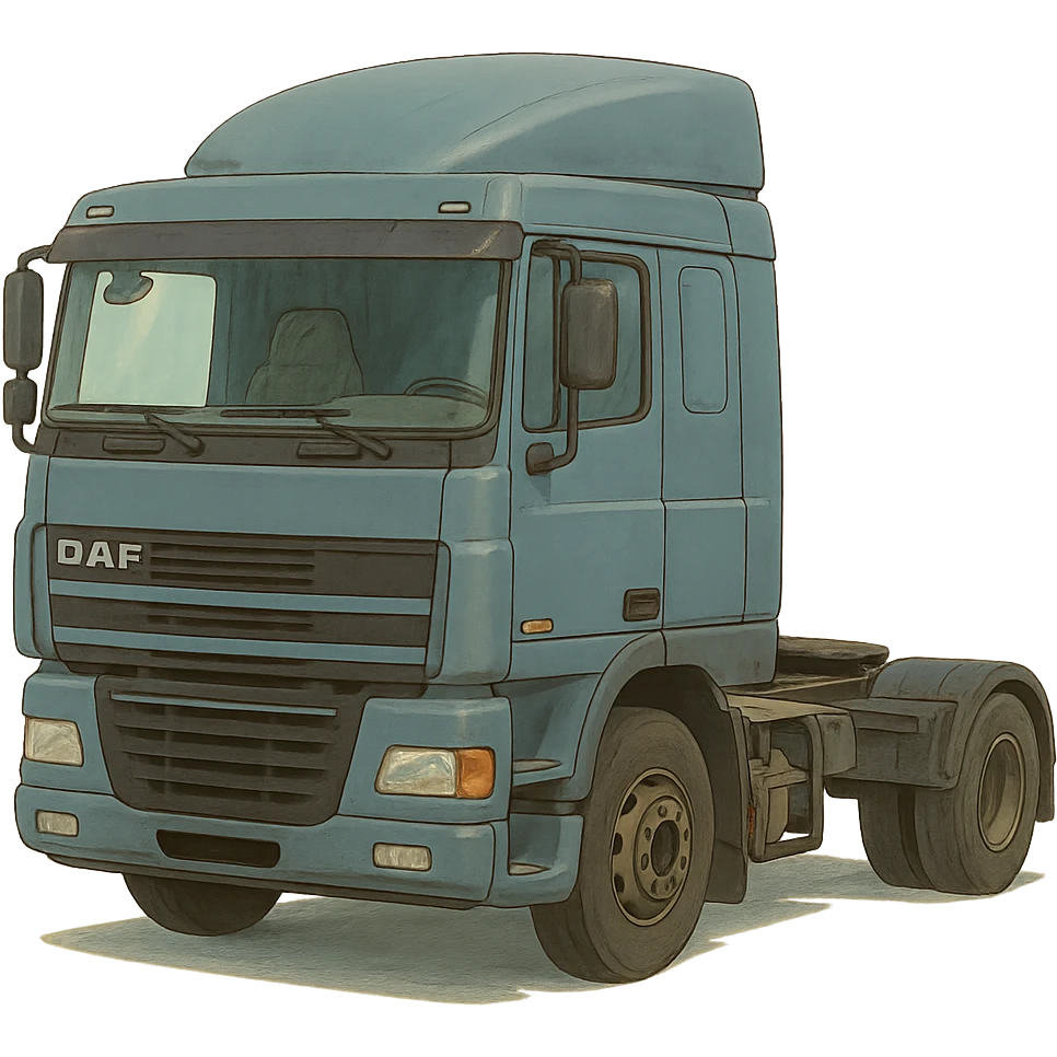 ghibli style DAF truck emoji