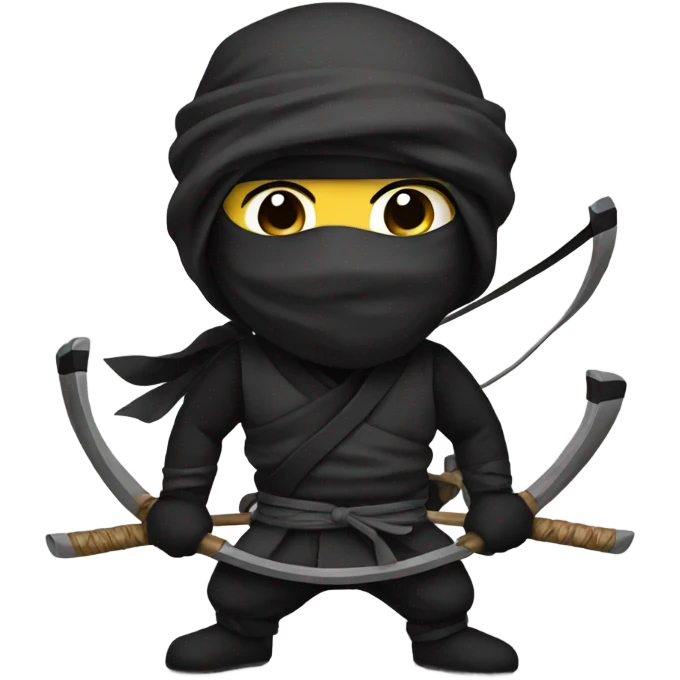 Ninja with a bow  emoji